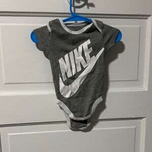 Nike Dark Gray Baby Bodysuit